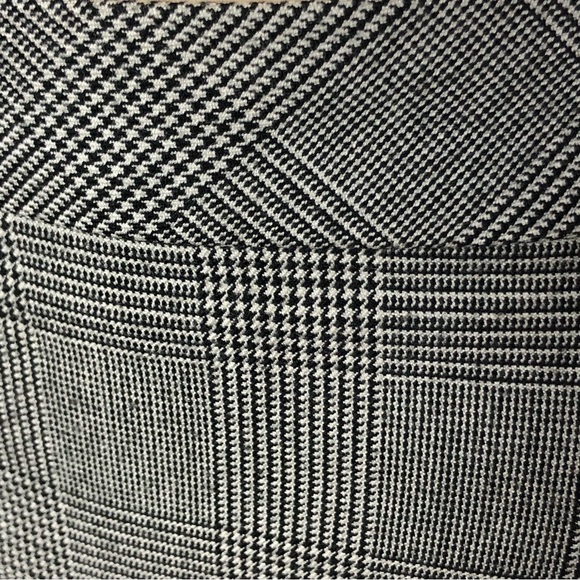 3 for $25 Black and White Glen Check Skirt - Picture 3 of 5